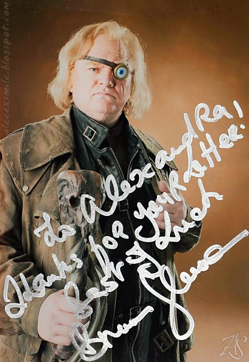 Brendan Gleeson - Autograf - Autograph - Szalonooki Alastor Moody Harry Potter.jpg